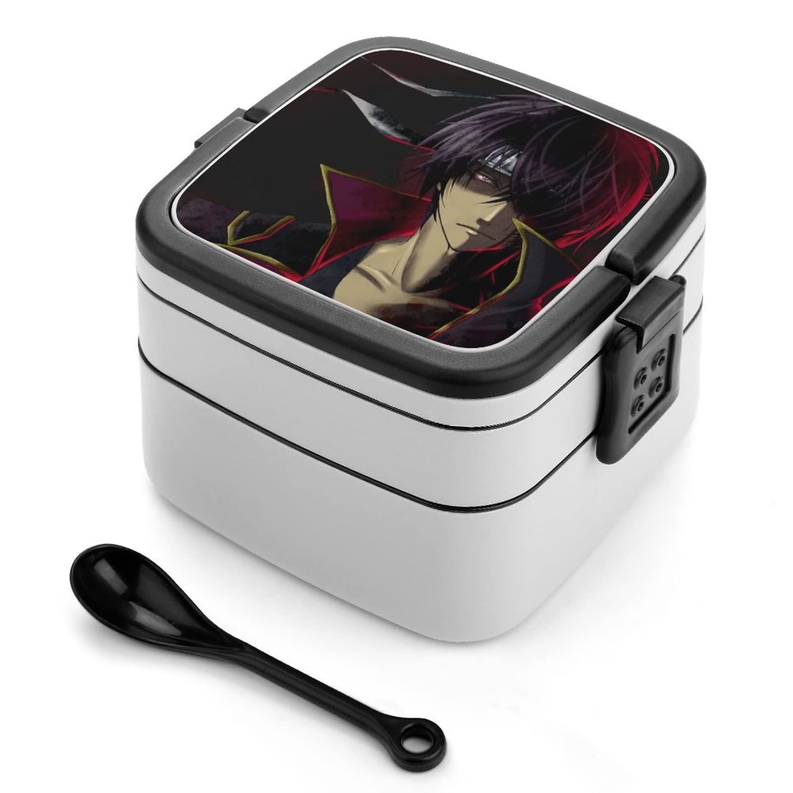 Amazon | 銀魂 ダブルレイヤー 弁当箱 シンプル ランチボックス 抗菌